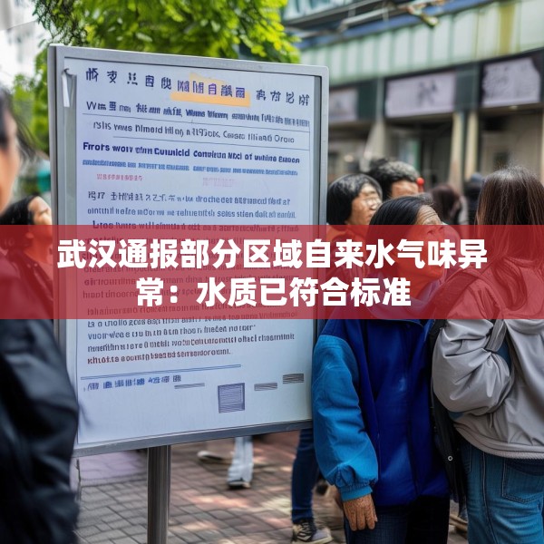 武汉通报部分区域自来水气味异常：水质已符合标准