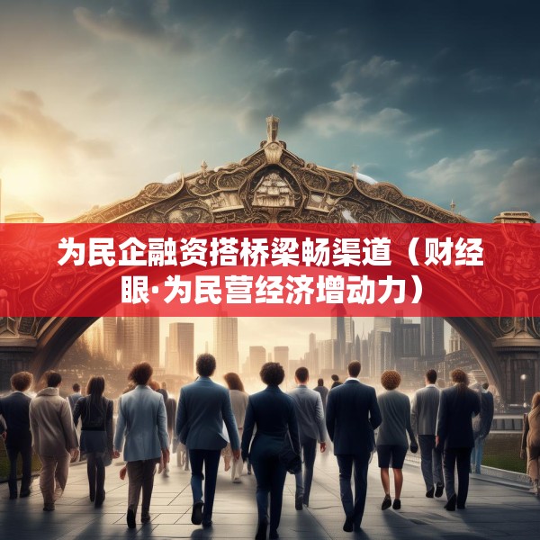 为民企融资搭桥梁畅渠道（财经眼·为民营经济增动力）