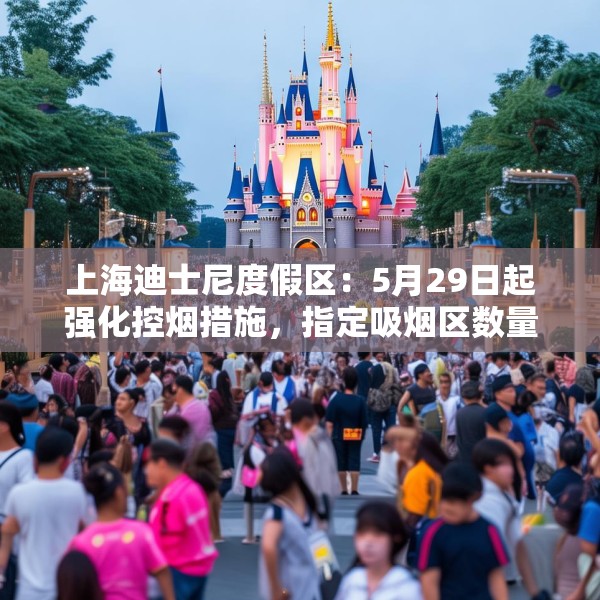上海迪士尼度假区：5月29日起强化控烟措施，指定吸烟区数量减半