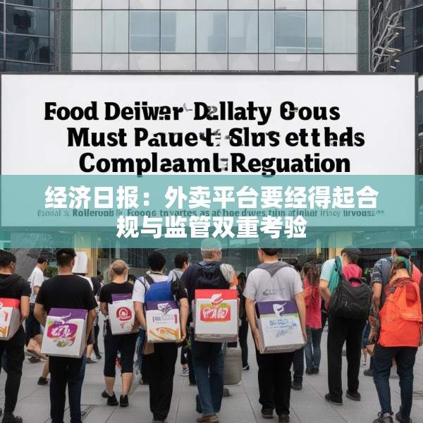经济日报：外卖平台要经得起合规与监管双重考验