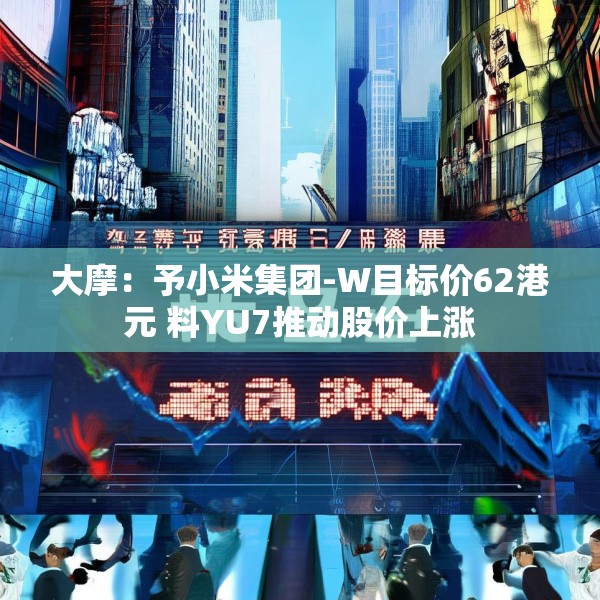 大摩：予小米集团-W目标价62港元 料YU7推动股价上涨