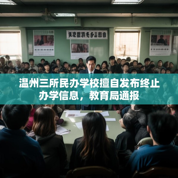 温州三所民办学校擅自发布终止办学信息，教育局通报