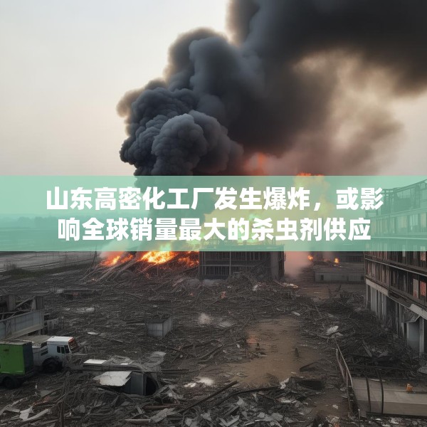 山东高密化工厂发生爆炸，或影响全球销量最大的杀虫剂供应