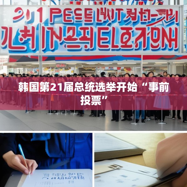 韩国第21届总统选举开始“事前投票”