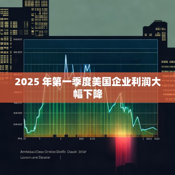2025 年第一季度美国企业利润大幅下降