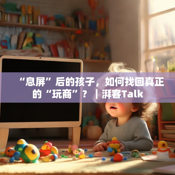 “息屏”后的孩子，如何找回真正的“玩商”？｜湃客Talk