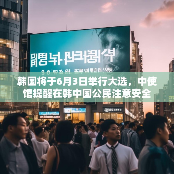韩国将于6月3日举行大选，中使馆提醒在韩中国公民注意安全