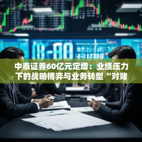 中泰证券60亿元定增：业绩压力下的战略博弈与业务转型“对赌”