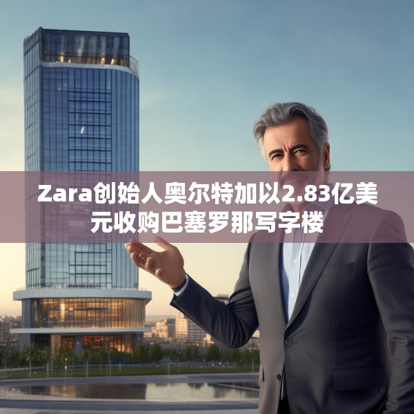 Zara创始人奥尔特加以2.83亿美元收购巴塞罗那写字楼