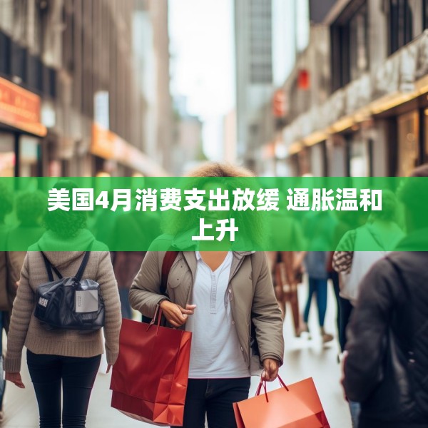 美国4月消费支出放缓 通胀温和上升