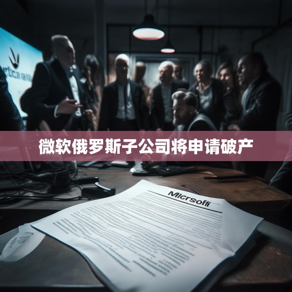 微软俄罗斯子公司将申请破产