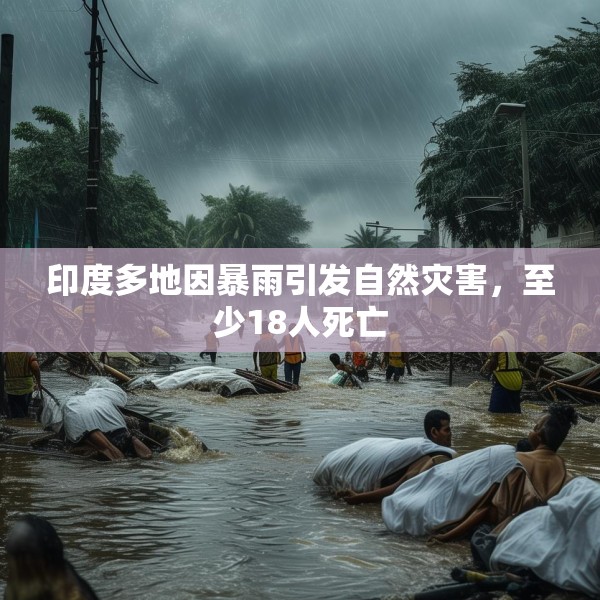 印度多地因暴雨引发自然灾害，至少18人死亡