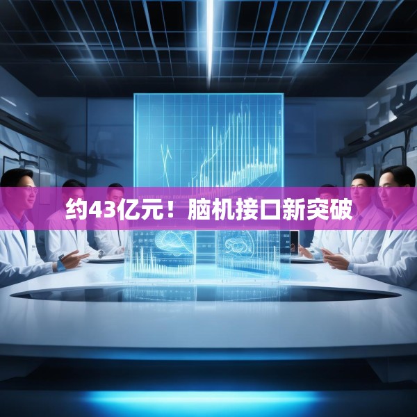 约43亿元！脑机接口新突破