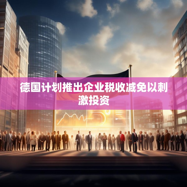 德国计划推出企业税收减免以刺激投资