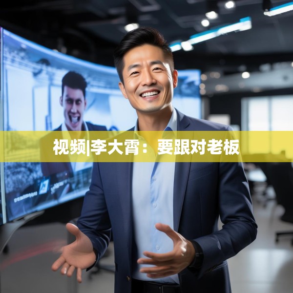 视频|李大霄：要跟对老板