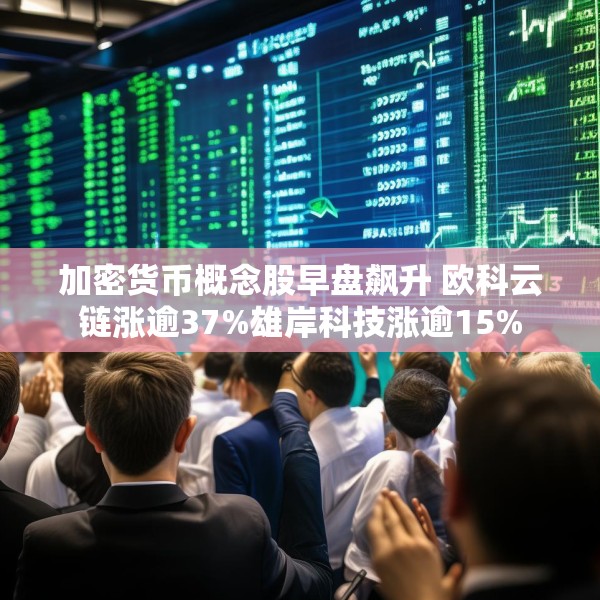 加密货币概念股早盘飙升 欧科云链涨逾37%雄岸科技涨逾15%
