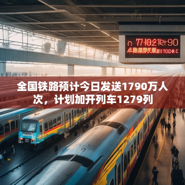全国铁路预计今日发送1790万人次，计划加开列车1279列