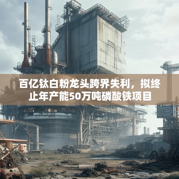 百亿钛白粉龙头跨界失利，拟终止年产能50万吨磷酸铁项目