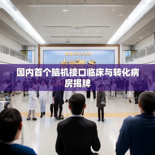国内首个脑机接口临床与转化病房揭牌