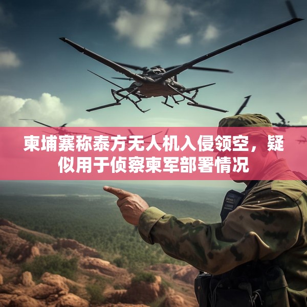 柬埔寨称泰方无人机入侵领空，疑似用于侦察柬军部署情况