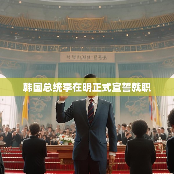 韩国总统李在明正式宣誓就职