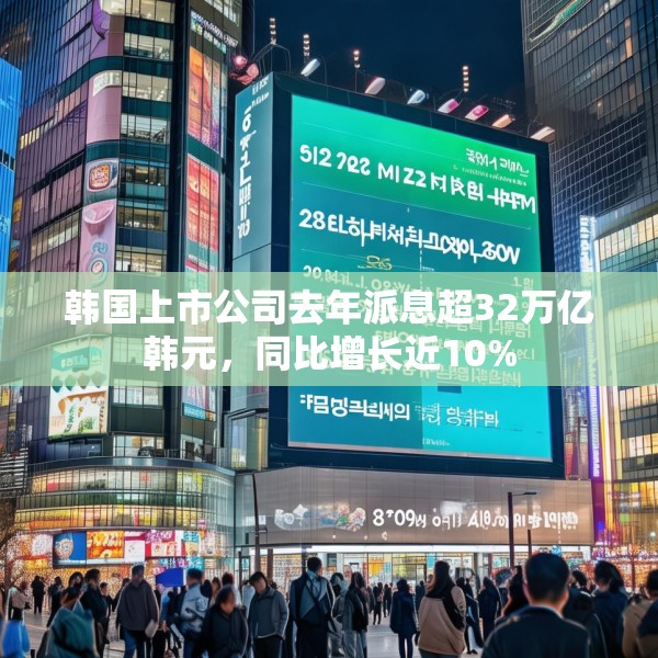 韩国上市公司去年派息超32万亿韩元，同比增长近10%
