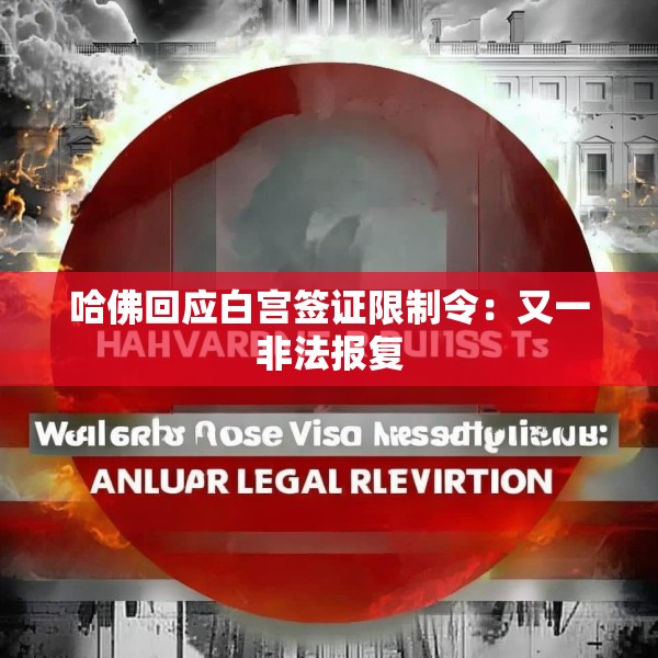 哈佛回应白宫签证限制令：又一非法报复