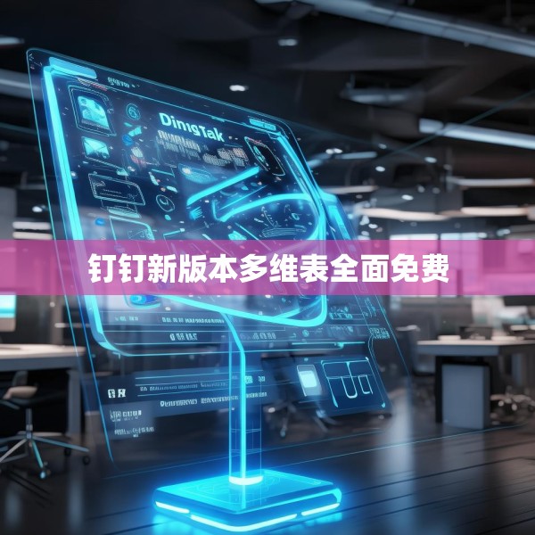 钉钉新版本多维表全面免费
