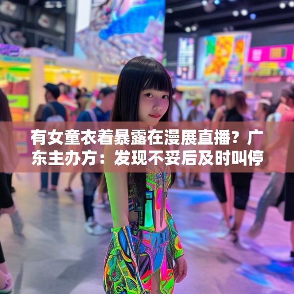 有女童衣着暴露在漫展直播？广东主办方：发现不妥后及时叫停