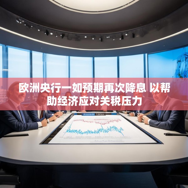 欧洲央行一如预期再次降息 以帮助经济应对关税压力