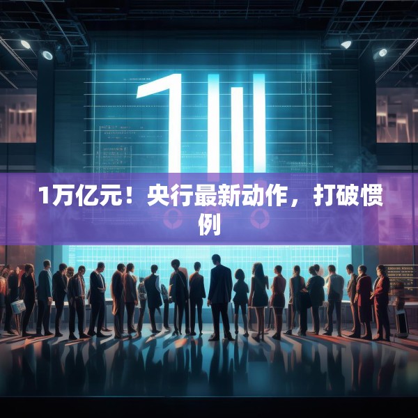 1万亿元！央行最新动作，打破惯例
