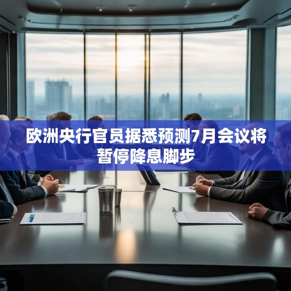 欧洲央行官员据悉预测7月会议将暂停降息脚步