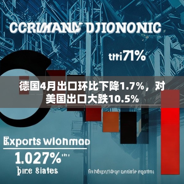 德国4月出口环比下降1.7%，对美国出口大跌10.5%