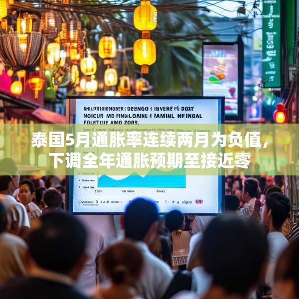 泰国5月通胀率连续两月为负值，下调全年通胀预期至接近零