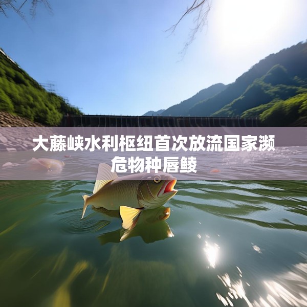 大藤峡水利枢纽首次放流国家濒危物种唇鲮