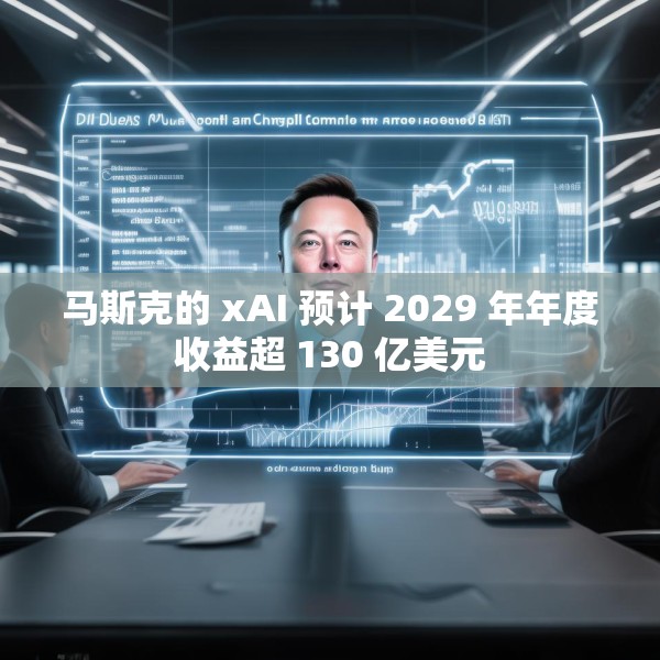 马斯克的 xAI 预计 2029 年年度收益超 130 亿美元
