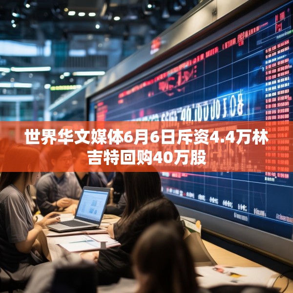世界华文媒体6月6日斥资4.4万林吉特回购40万股