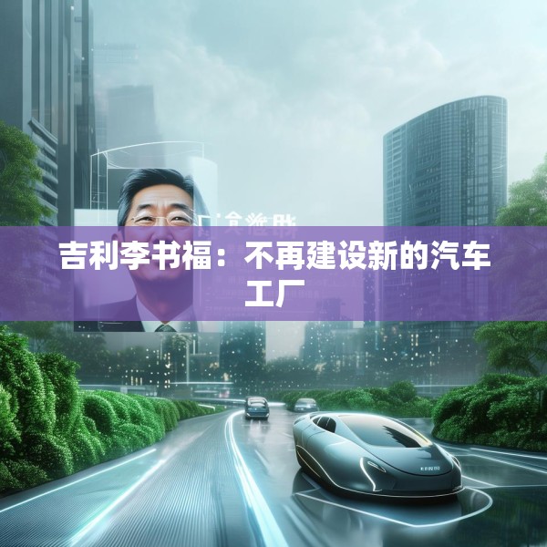 吉利李书福：不再建设新的汽车工厂