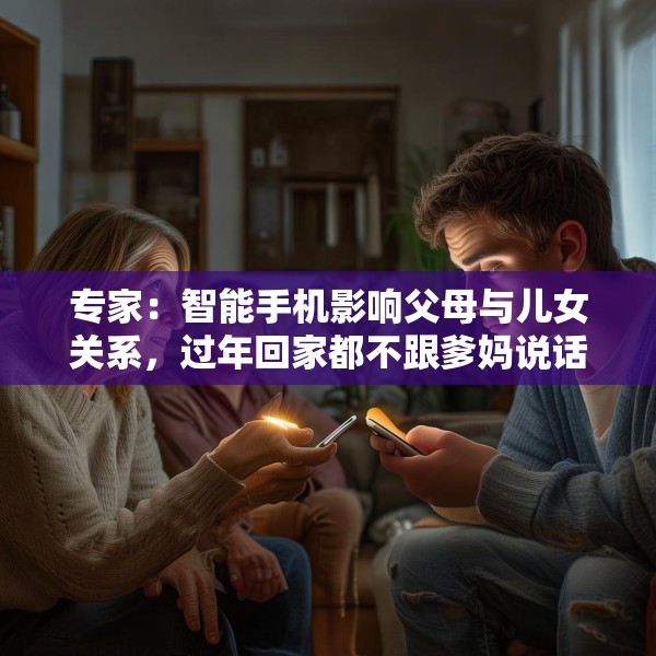 专家：智能手机影响父母与儿女关系，过年回家都不跟爹妈说话
