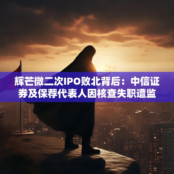 辉芒微二次IPO败北背后：中信证券及保荐代表人因核查失职遭监管措施