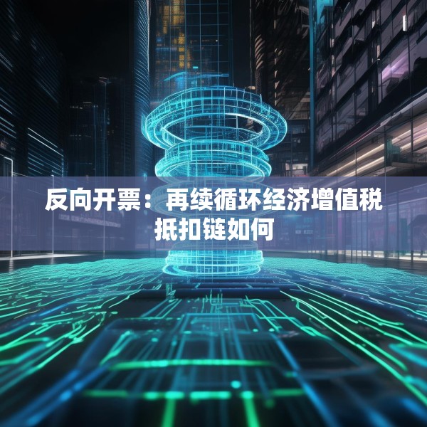 反向开票：再续循环经济增值税抵扣链如何