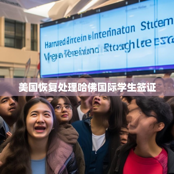 美国恢复处理哈佛国际学生签证