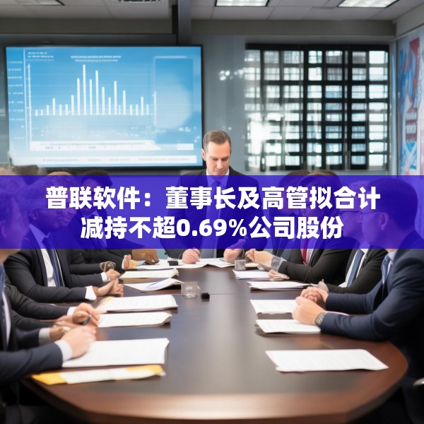 普联软件：董事长及高管拟合计减持不超0.69%公司股份