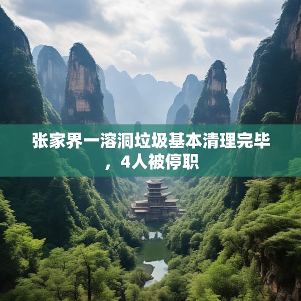 张家界一溶洞垃圾基本清理完毕，4人被停职