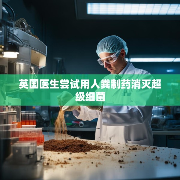 英国医生尝试用人粪制药消灭超级细菌