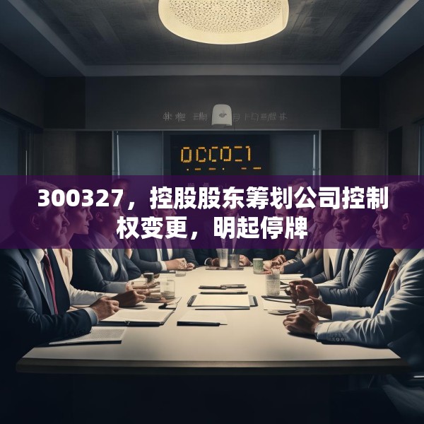 300327，控股股东筹划公司控制权变更，明起停牌