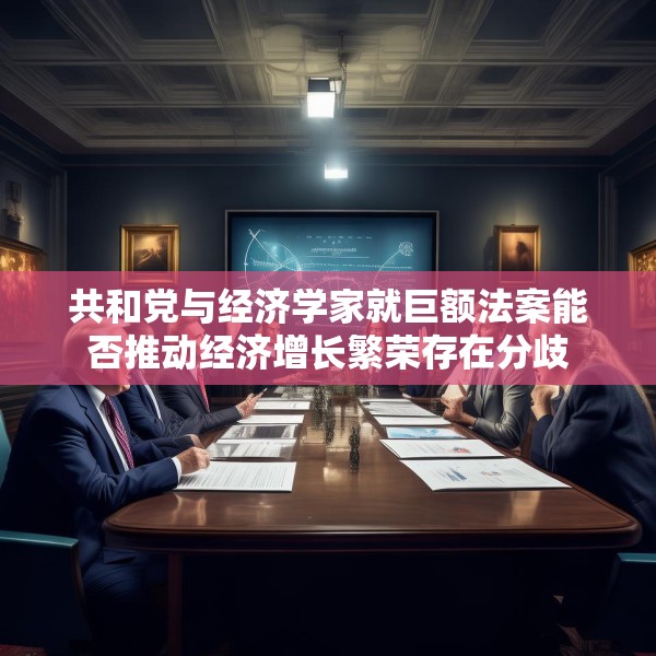 共和党与经济学家就巨额法案能否推动经济增长繁荣存在分歧