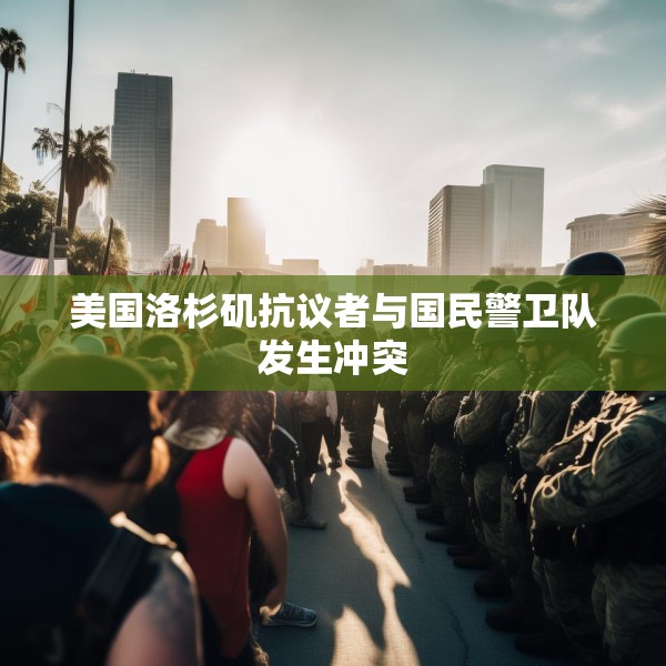 美国洛杉矶抗议者与国民警卫队发生冲突