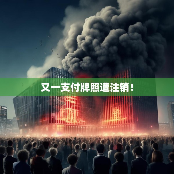 又一支付牌照遭注销！