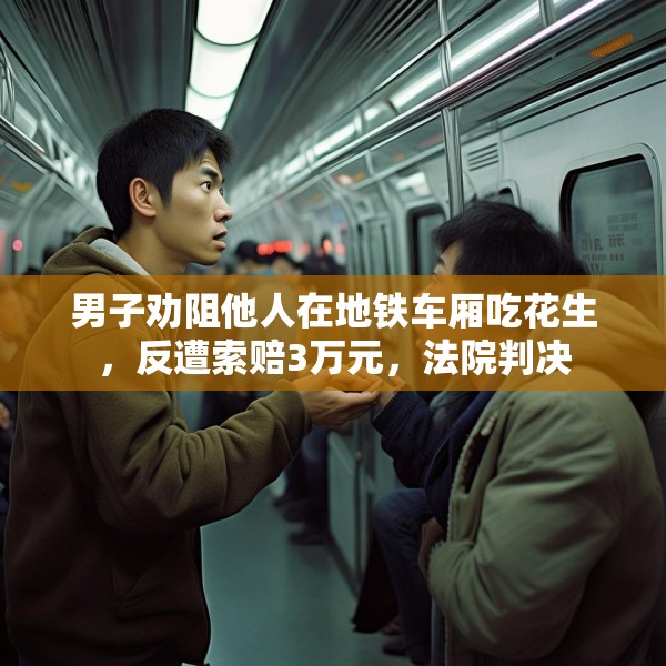 男子劝阻他人在地铁车厢吃花生，反遭索赔3万元，法院判决